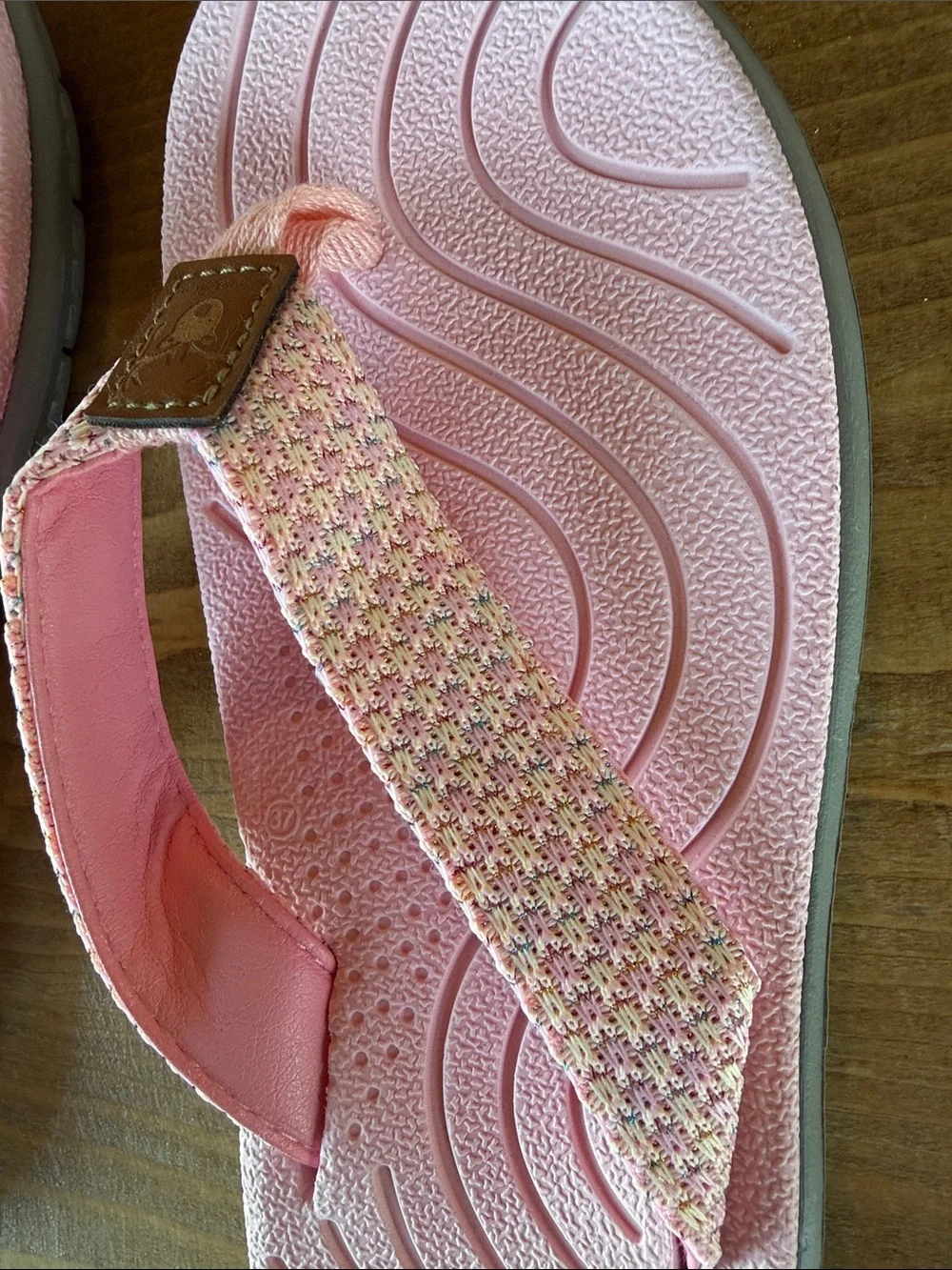 Kuailu Pink Comfort Flip-Flops. Excellent condition!